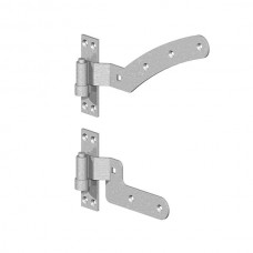 Curved Rail Hinge Kit - 12" (GALV) LEFT HAND - pre-pack