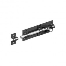 Tower Bolt - 6" (BLACK) - pre-pack